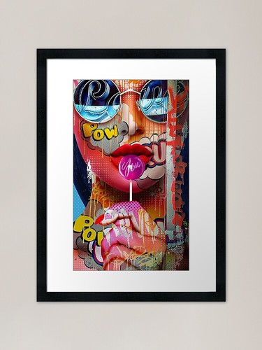 Pop art framed - art,
