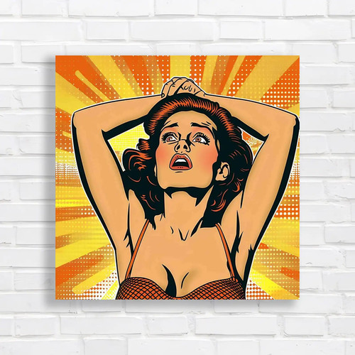 Vintage pop canvas print large - canvas,
