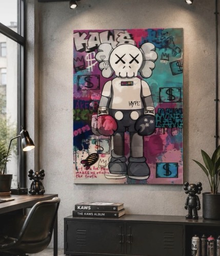 Kaws inspired lenticular - inspired, 3d