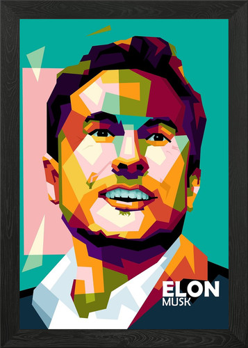 Popart celebrities framed - framed, wall