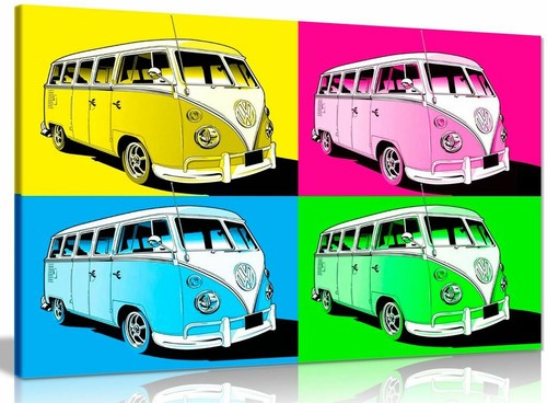Large pop art volkswagen - large,